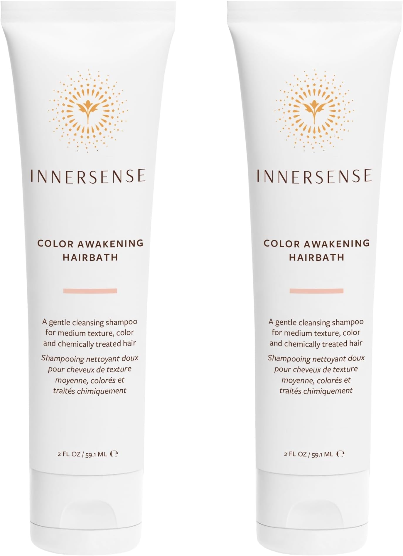 Organic Beauty - Natural Color Awakening Hairbath Shampoo | Cleansing, Color Care, For All Scalps | Non-Toxic, Cruelty-Free, Clean Haircare (2 Pack - 2 fl oz | 59.15 ml each)