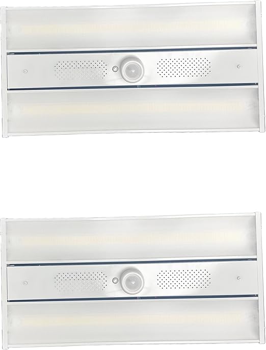 E2 LIGHTING Linear High Bay LED Shop Lights, 2x4 with Motion Sensor