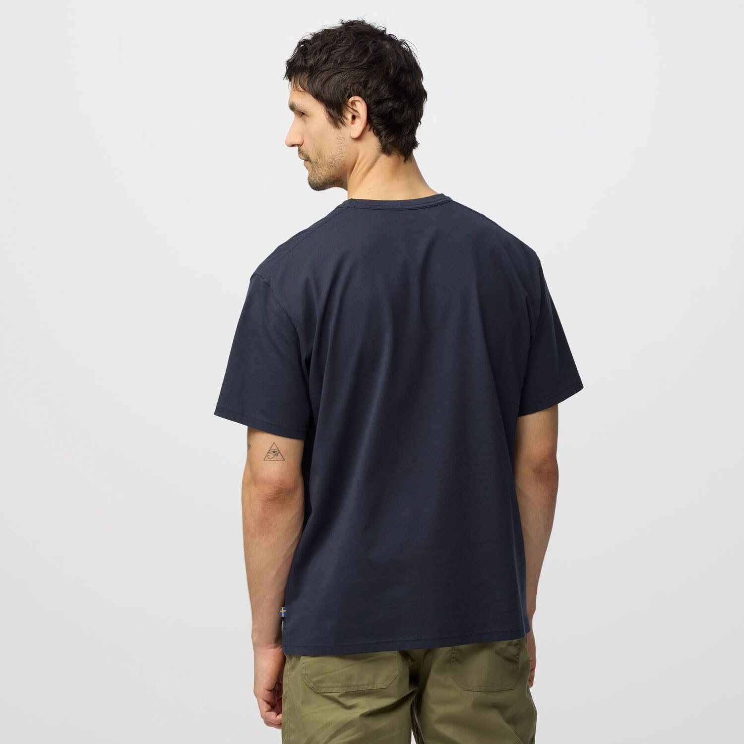 Fjällräven Męski t-shirt typu t-shirt, granatowy, XS