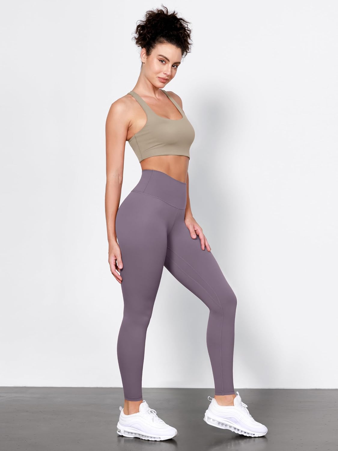 ODODOS Tummy Control Compression Leggings for Women, 25" / 28" High Waist Workout Running Yoga Pants - Image 4