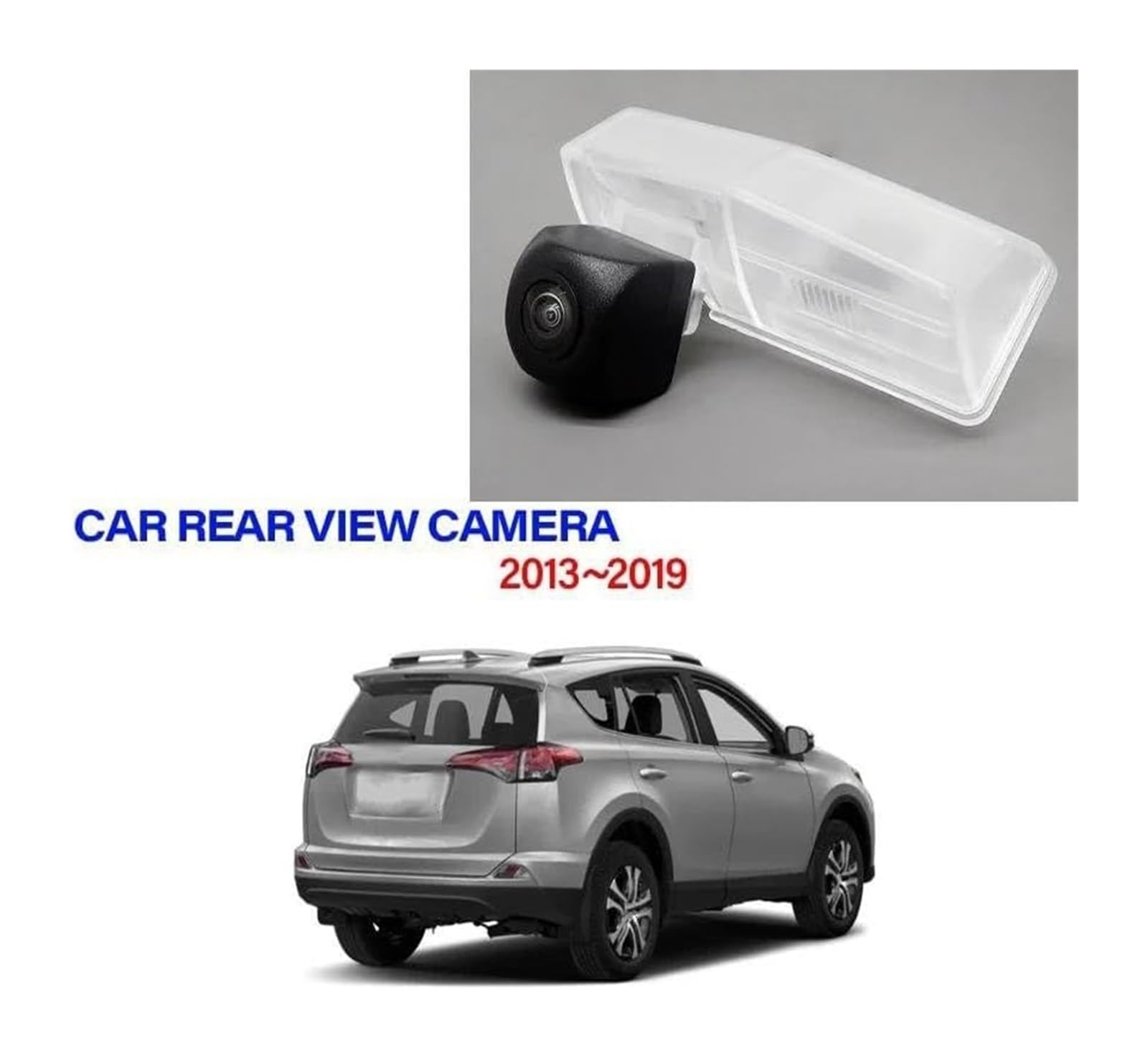 Telecamere visione posteriore Per Toyota Per RAV4 RAV 4 2013-2019 HD 1080 * 720 Fotocamera Con Telecamera Di Parcheggio Per Auto Senza Fili Vista Posteriore(Camera with Wireless)