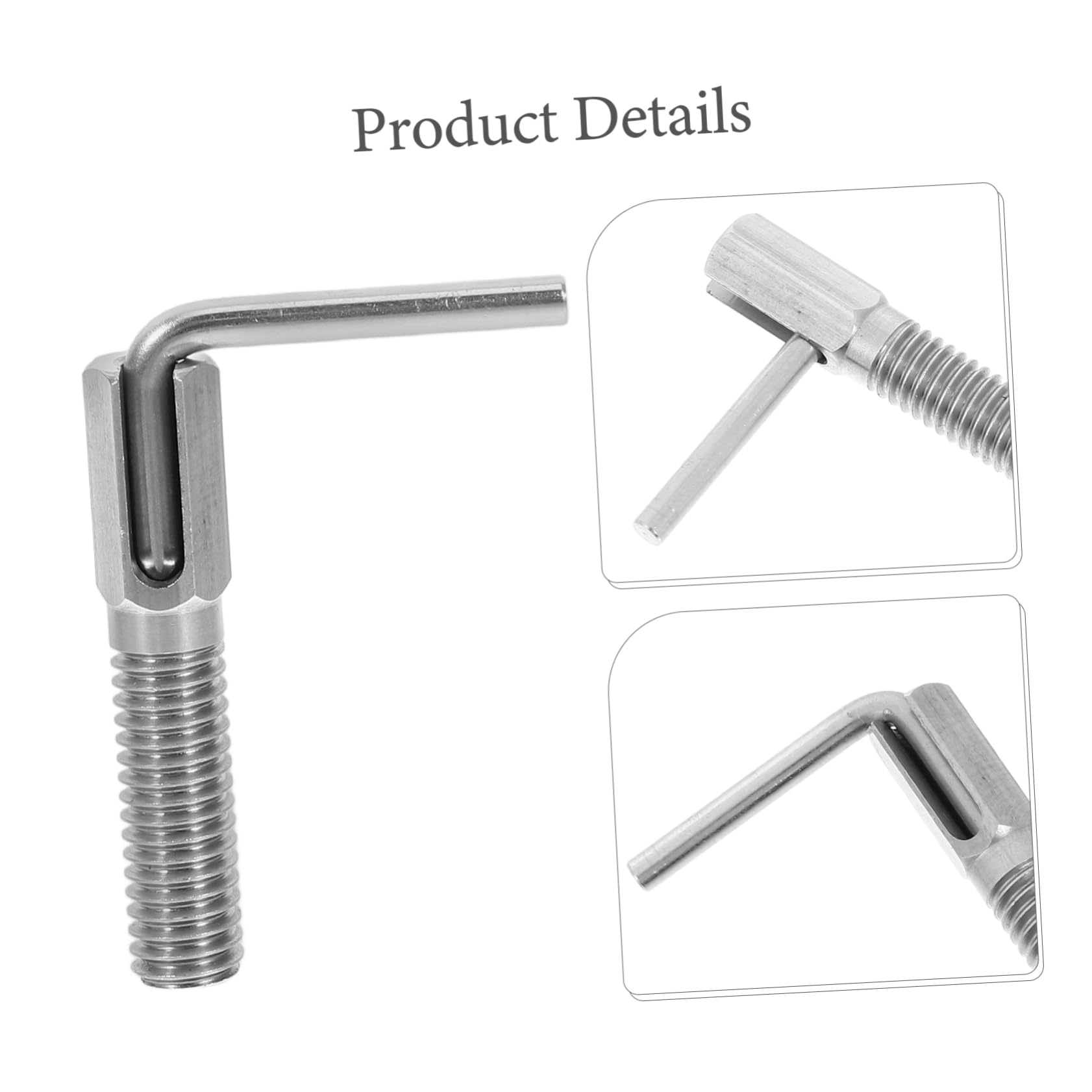 HEALLILY Metal Spring Plunger Retractable Locking Pin with Shaped Design Durable Mechanical Accessory for Secure Positioning and Easy Installation Various Applications
