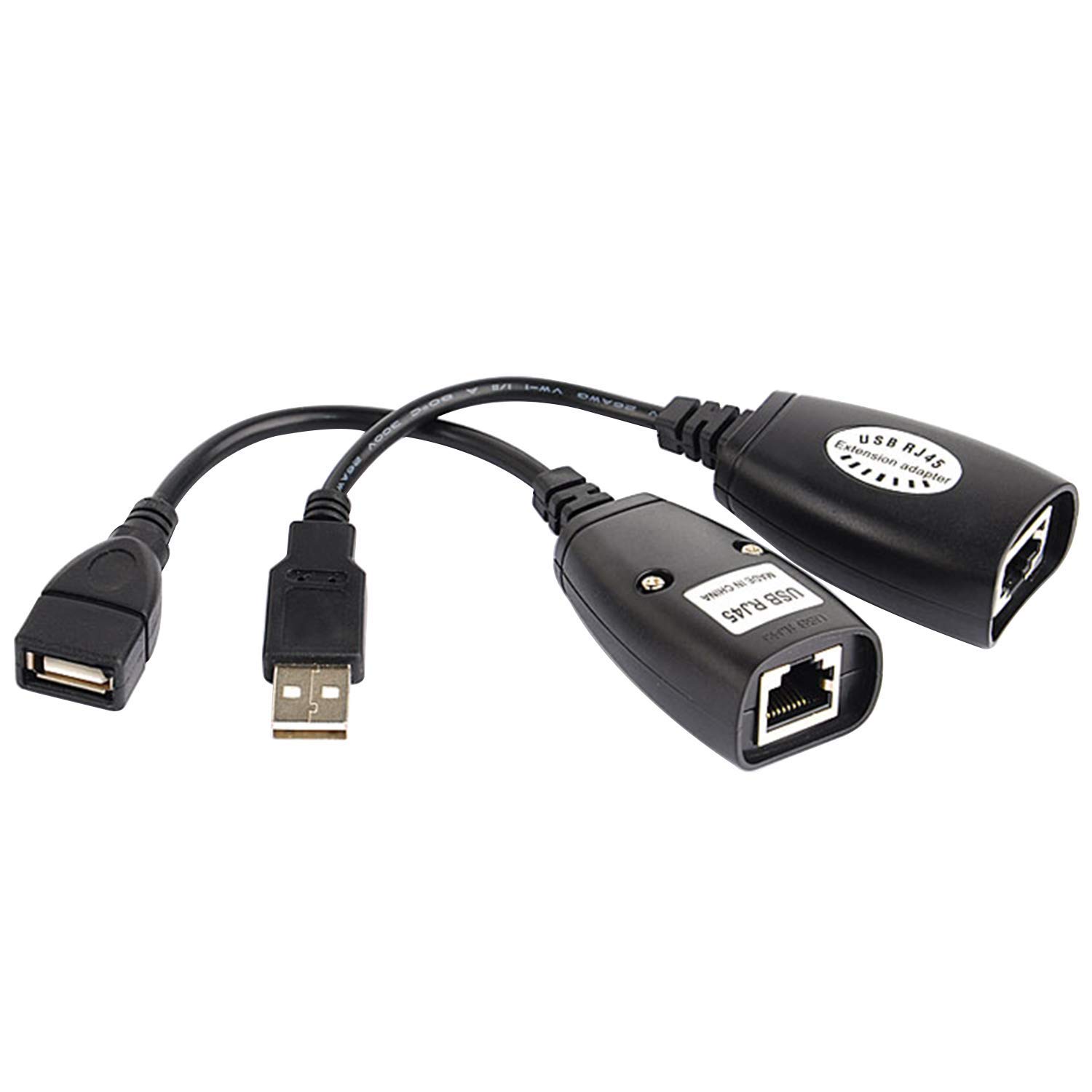 Amazon | USB2.0延長器 USB信号を50mまで延長可 USBエクステンダー