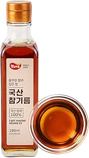 12 Healthy Korean Recipes with Fresh Flavor 10 Korean Food 100% Korean Sesame Oil – Premium Korean Sesame Seed Oil, 180...
