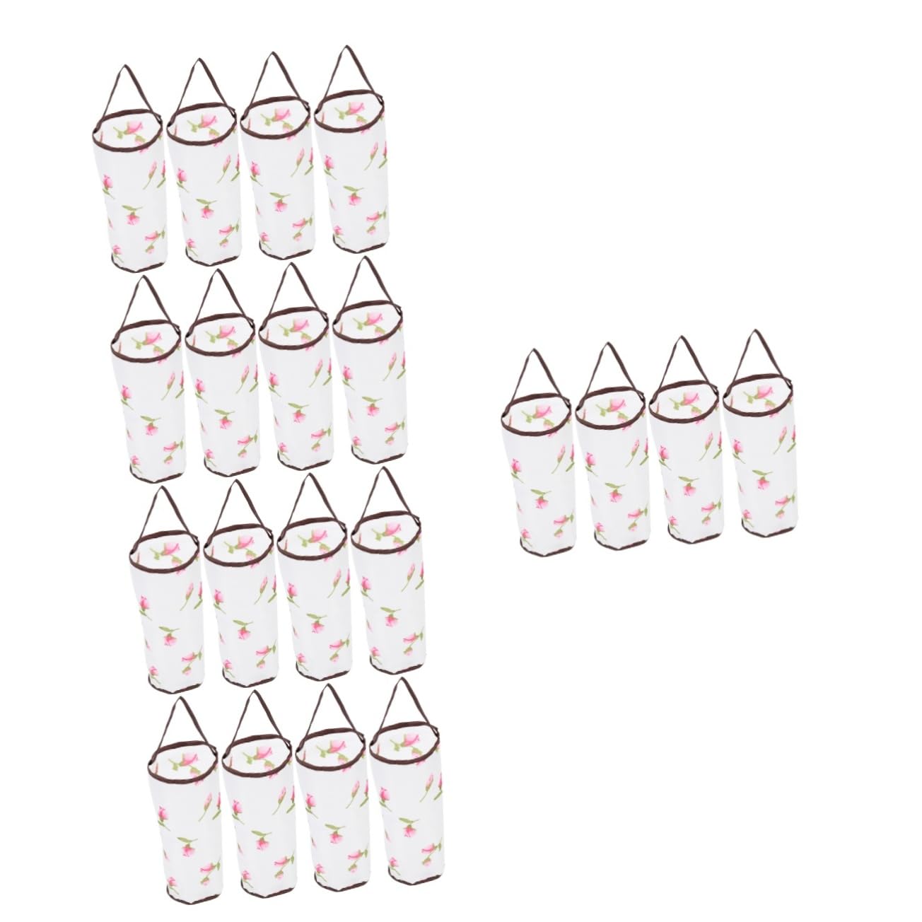 Cabilock 20piezas Soporte De Bolsas De Basura Colgante Organizador De Bolsas para Cocina Almacenamiento De Desechos Vertical Diseño Práctico para Hogar y Garaje