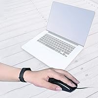 Vista 3 de WishLotus Logotipo de ratón para zurdos Grabado láser y proceso mate Resolución de 800 DPI Botón 3D Plug and Play Mini USB Ratón con cable adecuado