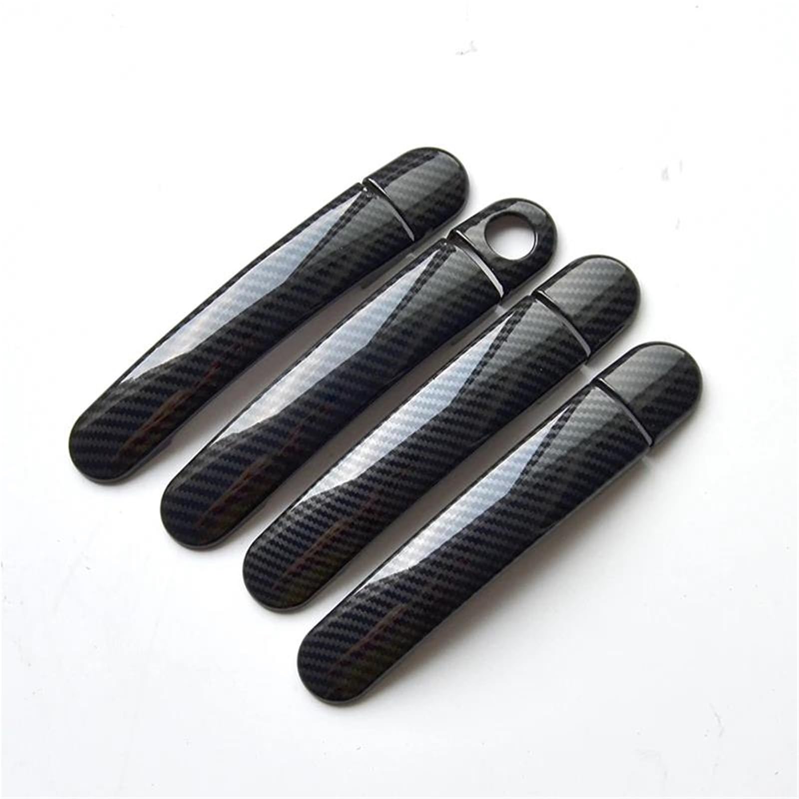 Dtasmbd Black 3 Exterior Side Door Handle Protective Covers Car Exterior Door Handle Cover For Seat For Cordoba For Vario For Altea 2003-2007 Protection Covers Trim Auto(Black 3)