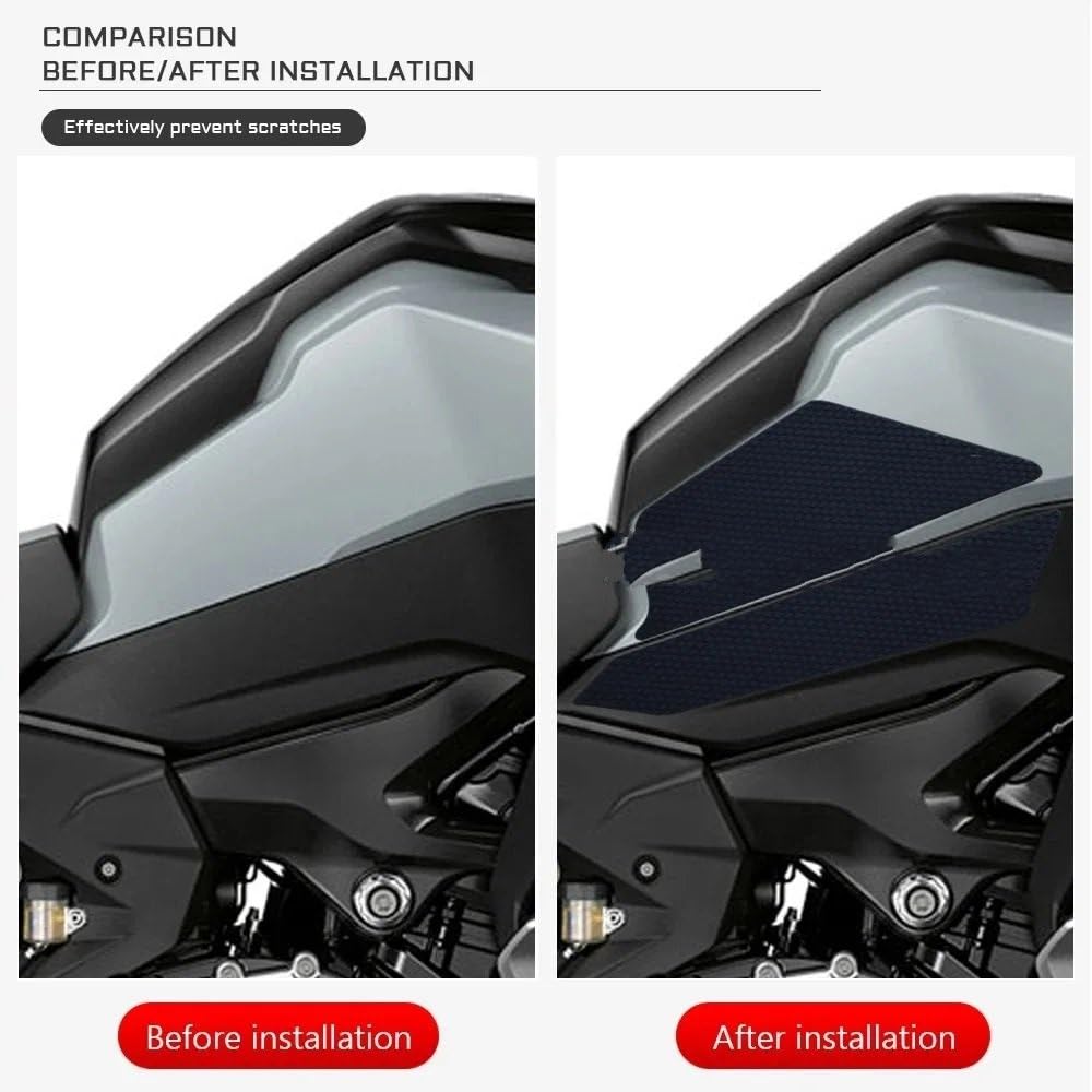 Płyta ochronna zbiornika Pasuje do F 900 GS Adventure F900GS ADV 2024 2025 2026 zbiornik motocykla podkładka trakcyjna antygaz ochraniacz kolan,