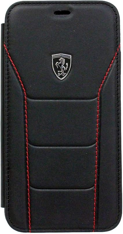 Amazon Co Jp エアージェイ フェラーリ 公式ライセンス品 Iphone Xs Max 手帳型 ケース アイフォンxs Maxケース アイフォンxsmax Iphoneケース 本革 Ferrari Feh4flbki65 ブラック 家電 カメラ