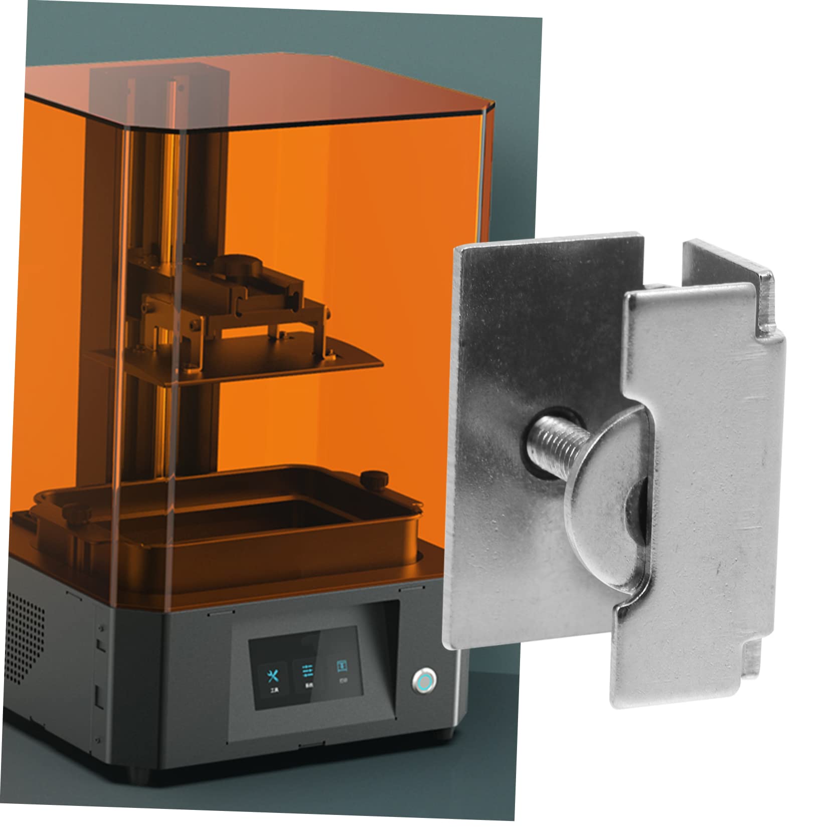 GLEAVI 12stücke Glasbett Clips Verstellbare Halterung Einfache Installation Robust Und Langlebig Für Glasplatten Und Heizbetten
