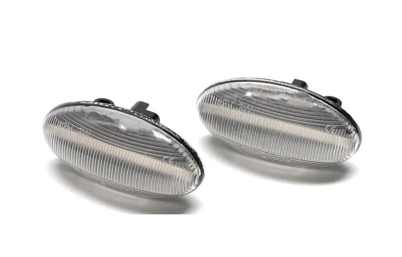 Piloto Intermitente Luces LED dinámicas señal Giro Coche Luces indicadoras posición Lateral para Citroen C2 2003 2004 2005 2006 2007 2008 2009 2010 2 uds. Luz señal Giro (Color : Super Clear)