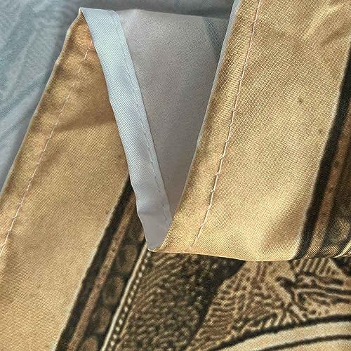 JAWO Tapeçaria de mapa-múndi para estudantes, mapa do mundo com países e grandes cidades, tapeçaria