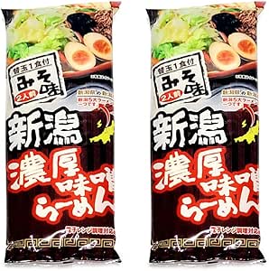 新潟濃厚味噌らーめん 308g×2袋