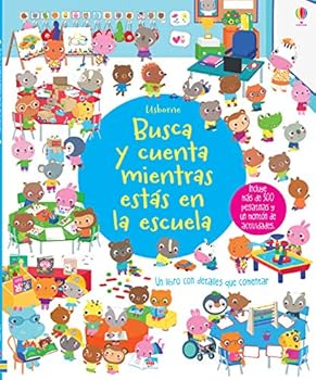 Paperback Cuantas Cosas Que Buscar En La Escuela [Spanish] Book