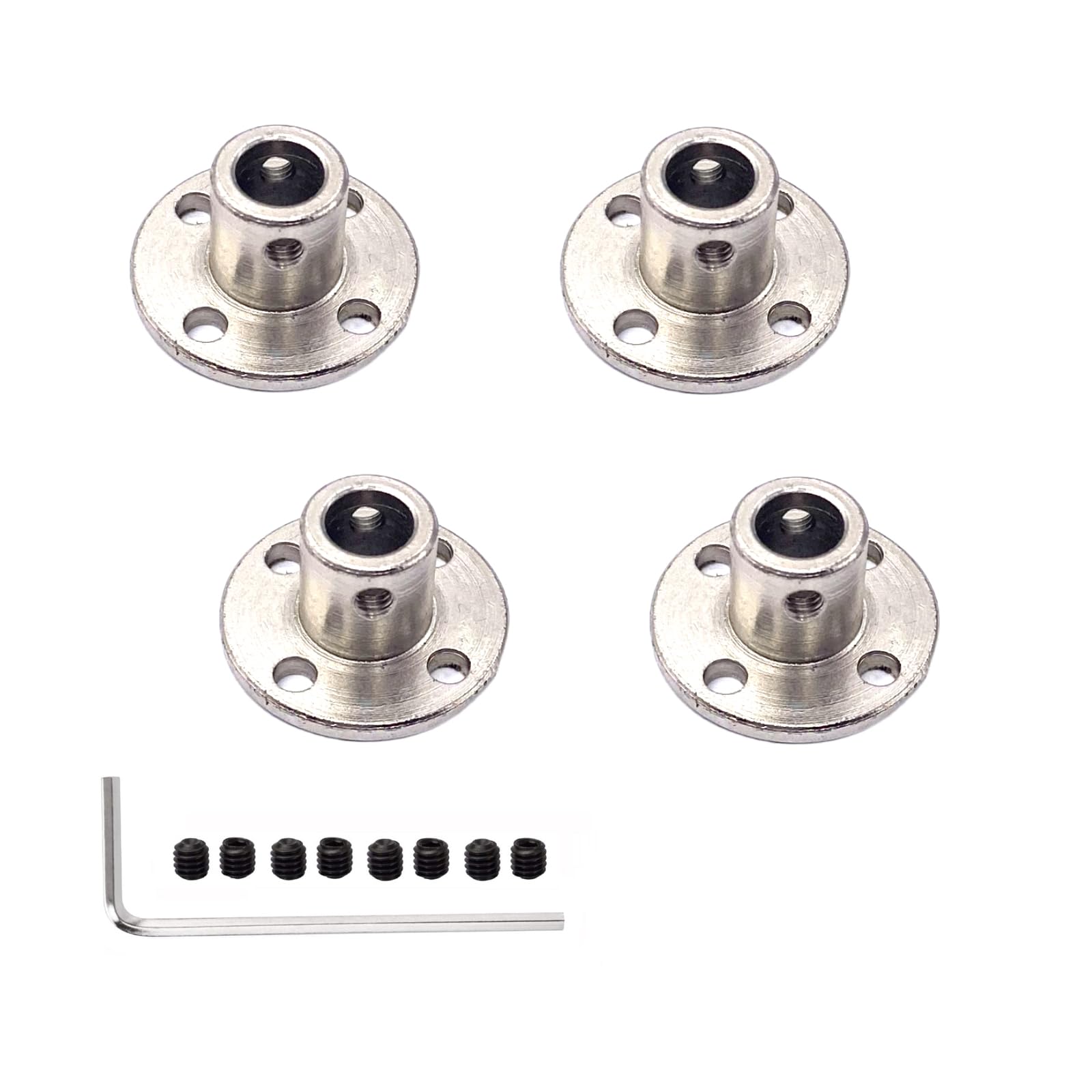 Rigid Flange Couplings - 6 Pcs for DIY Motors -18 Rigid Flange Couplings - 6 Pcs for DIY Motors -18