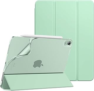 iPad Air 4 ケース 2020 Dadanism iPad 10.9インチ カバー 2020モデル アイパッド エア 第４代 タブレットケース オートスリープ機能 軽量 薄型 PU+TPU 三つ折り スタンドケース 半透明 ソフト マイ...