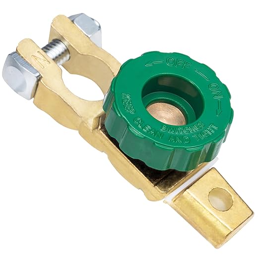 Spurtar Top Post Battery Disconnect Switch 12V24V Battery Shut Off