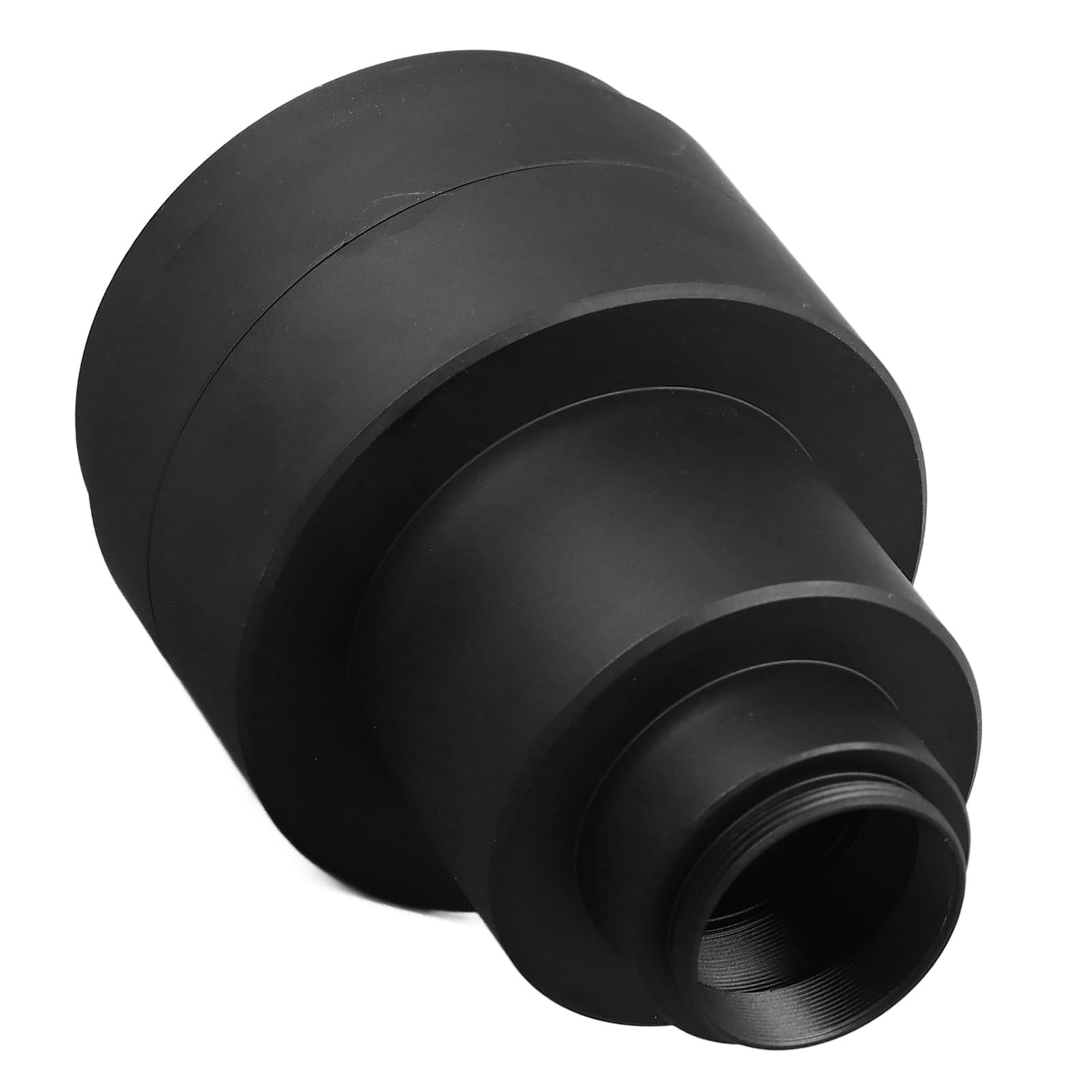 ViaGasaFamido Adapter do Mocowania Mikroskopu C Metal 1X Adapter Interfejsu Mikroskopu C Średnica Zewnętrzna 42 Mm do Mikroskopów AX CX BX MX CX2 BX2 SZX Obrazowania Laboratoryjnego i Konfiguracji