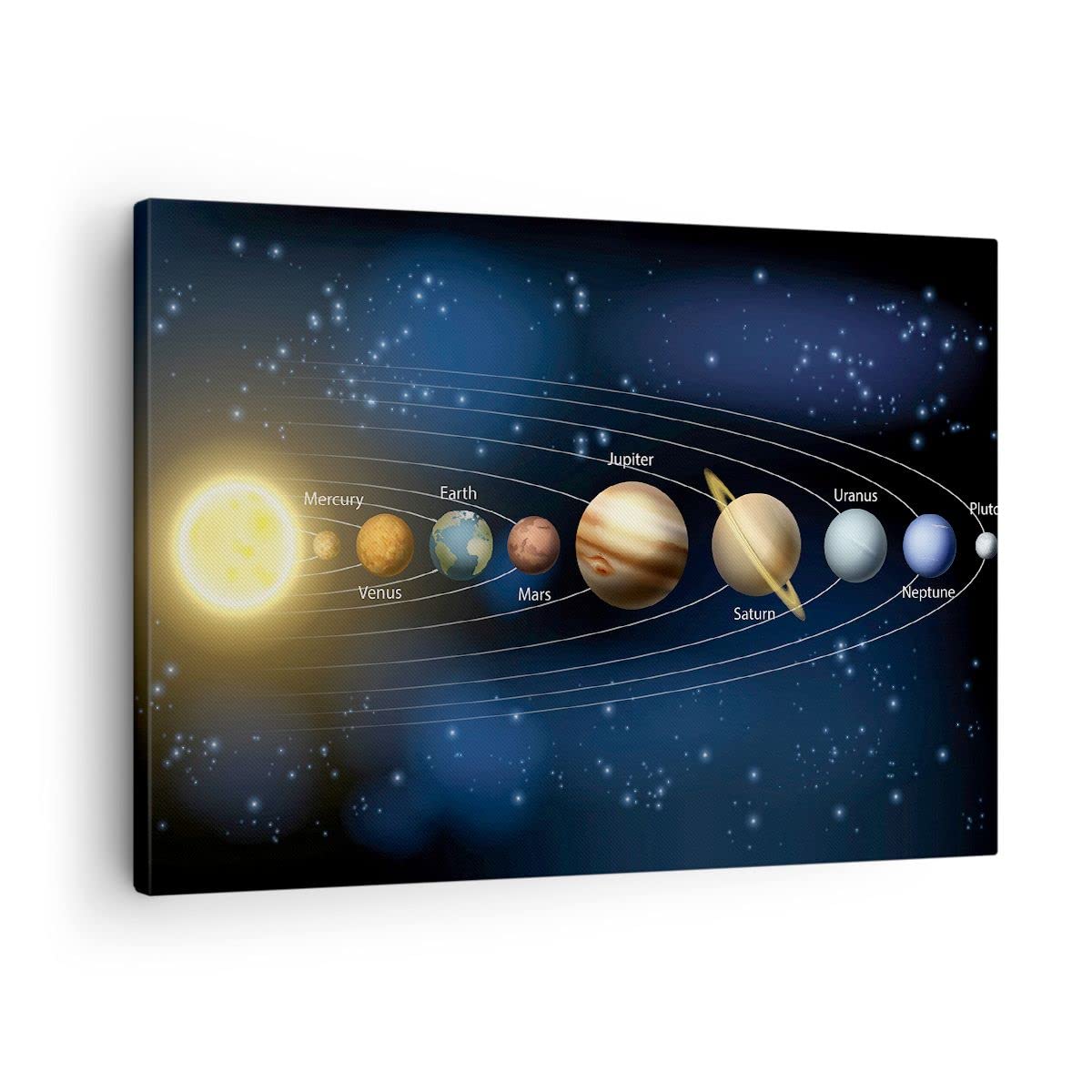 ARTTOR Woonkamer decoratie Zonsondergang waterval IJsland vulkaan Meerdelige ingelijste canvasprint 150x100cm Modern Slaapkamer Keuken Set van 5 Groot Foto's Kunstfoto Decor Canvas EA150x100-2963