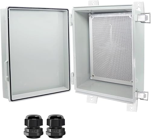 Otdorpatio Junction Box, Hinged Cover Stainless Steel Latch 