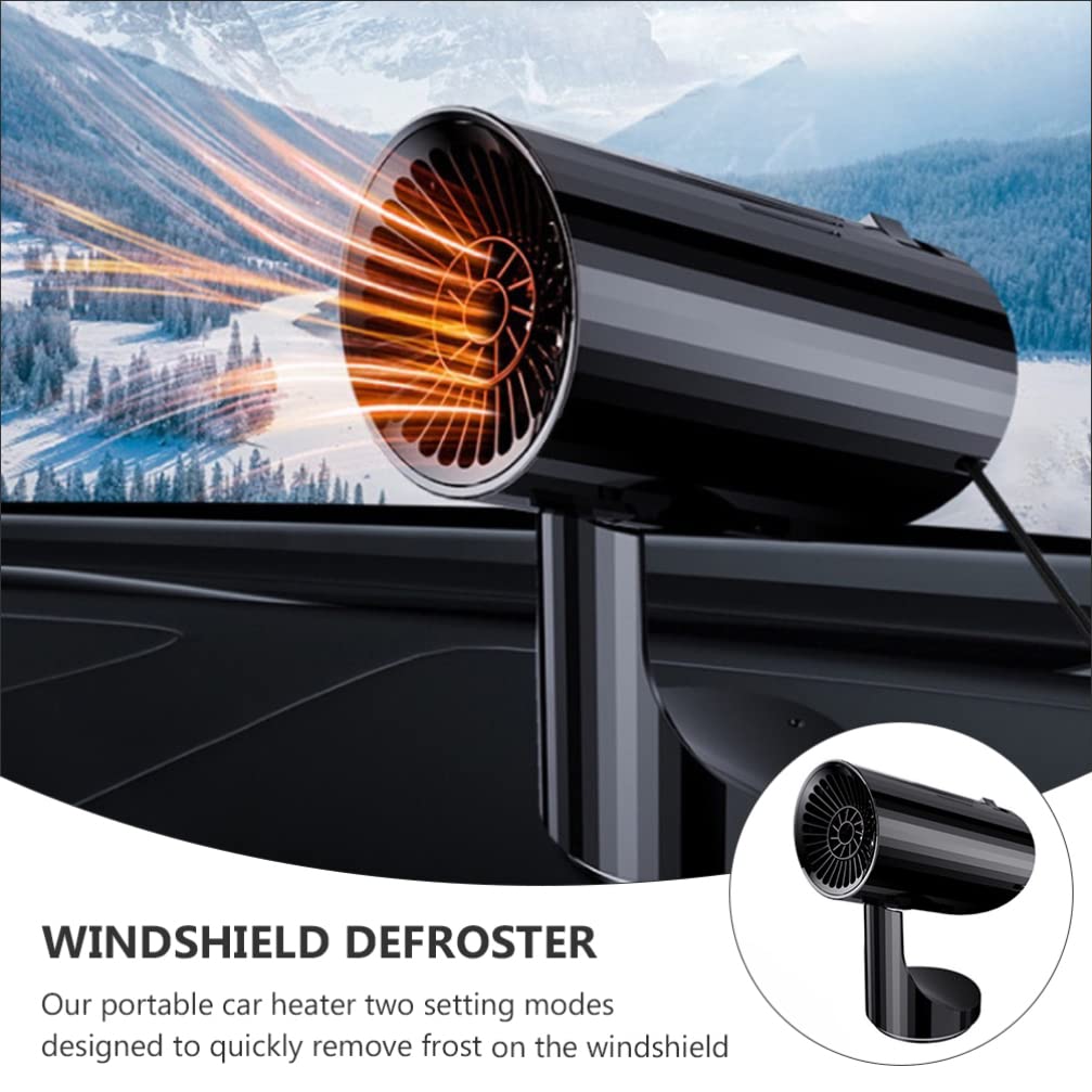 VICASKY Auto-windschutzscheibenenteiser Tragbare Heizung fürs Auto Schnelles Entfernen von Frost und Beschlag Hocheffiziente Heizelemente Kompakt und Praktisch Zigarettenanzünderstecker