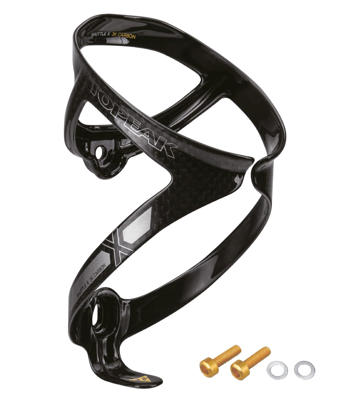Topeak Shuttle Cage X 3K 15200128 - Soporte para Botellas de Carbono para Bicicleta