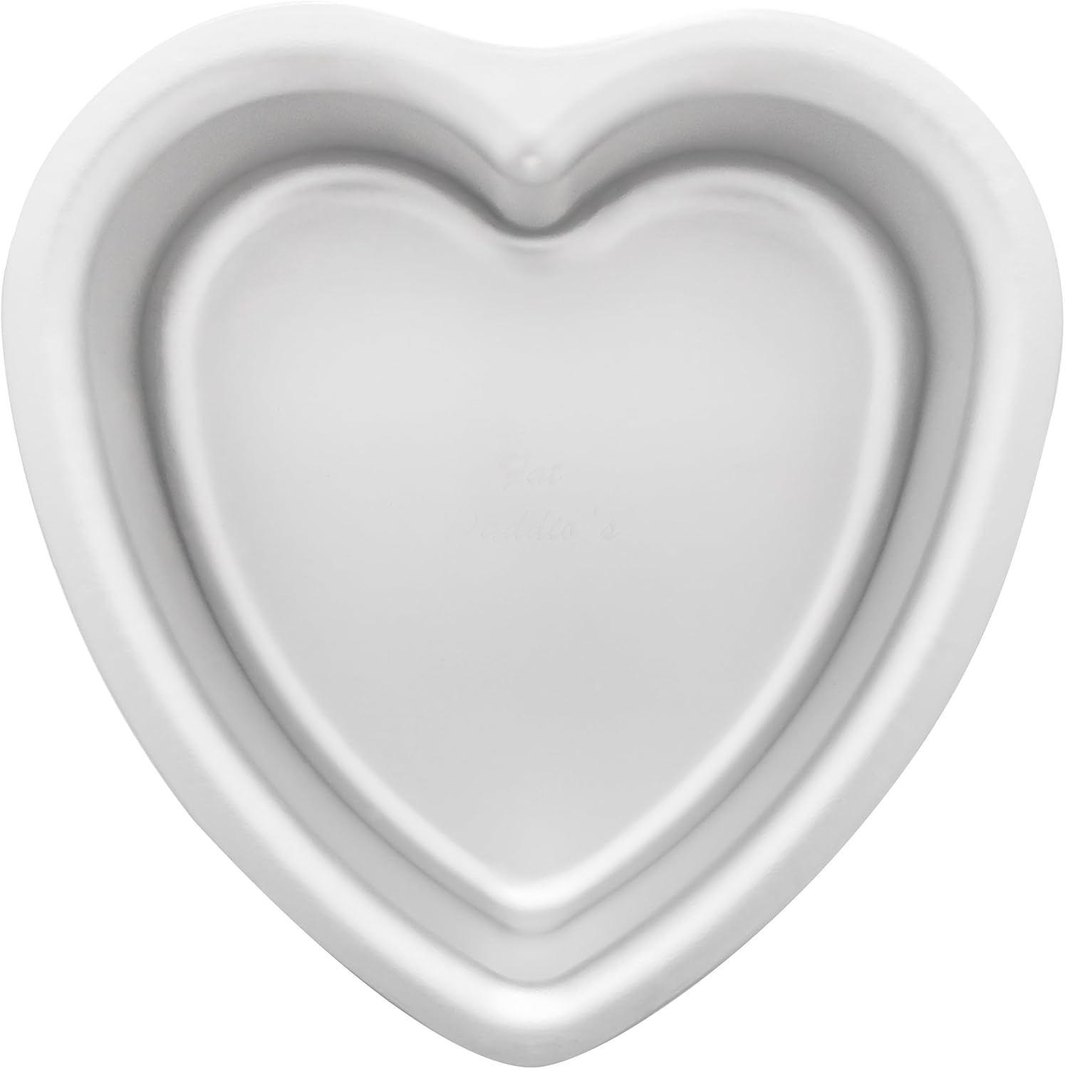 Fat Daddio's PHT-63 Anodized Aluminum Heart Cake Pan, 6 x 3 Inch