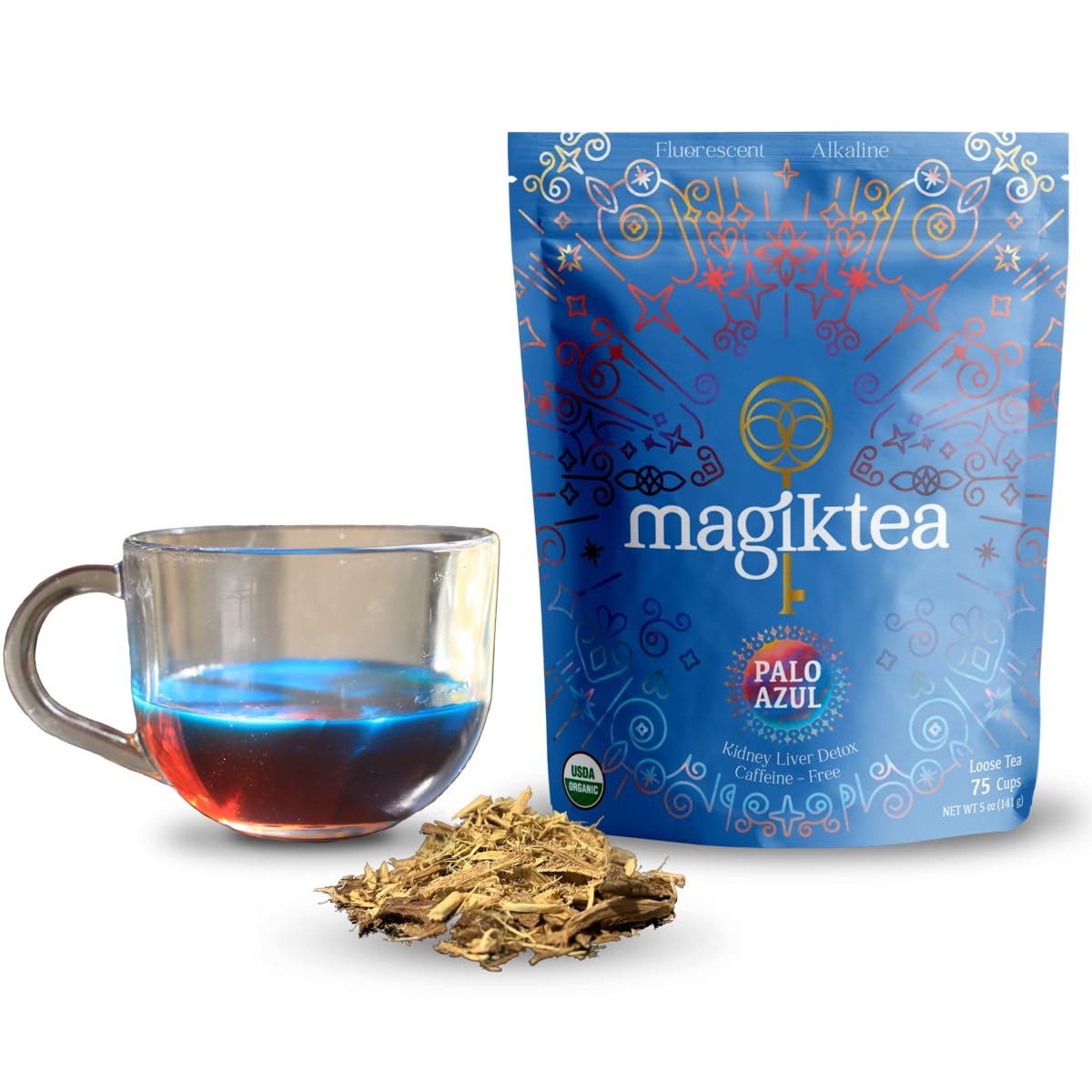 Magiktea Palo Azul Tea - Organic - Kidneywood - 5 oz (75 cups) -