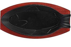 Operitacx Cast Iron Fish Pan