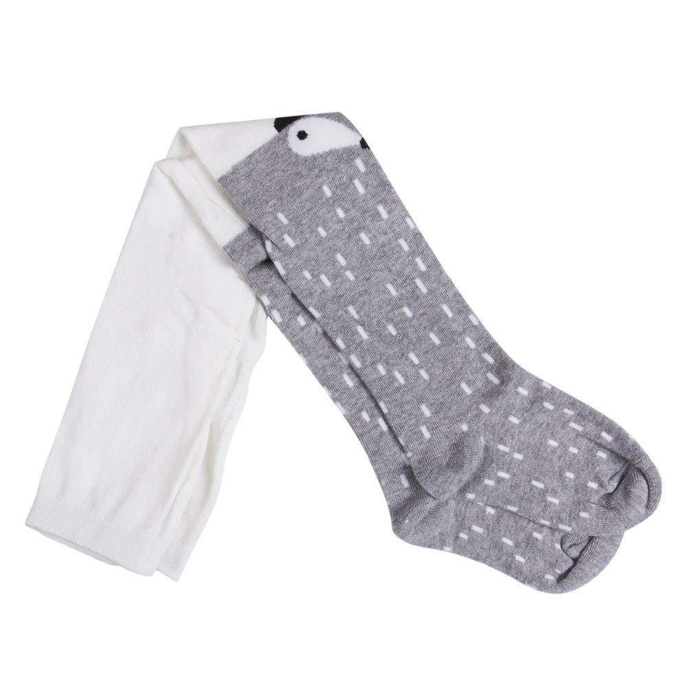 WXQ-XQ Children Spring/Autumn Tights Cotton Warm Baby Girl Pantyhose Infant Knitted Collant Tights Soft Kid Clothing Baby Stockings (Color : Gray, Size : 1 to 3 years old)