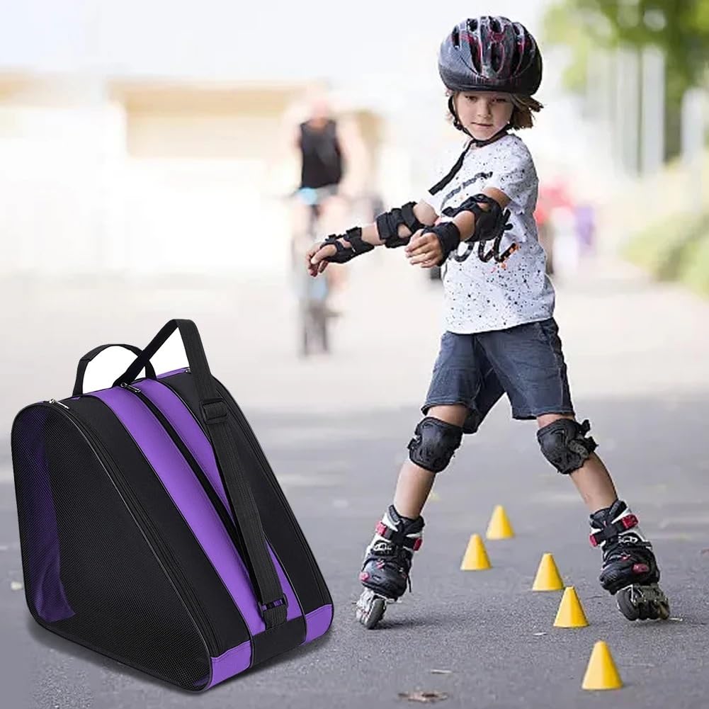 Borsa per Sci Borsa per Scarponi da Sci Borsa per pattini a rotelle Borsa a tracolla regolabile per scarponi da sci Borsa a tracolla per pattinaggio su ghiaccio in tessuto Oxford per gli sport da sci(