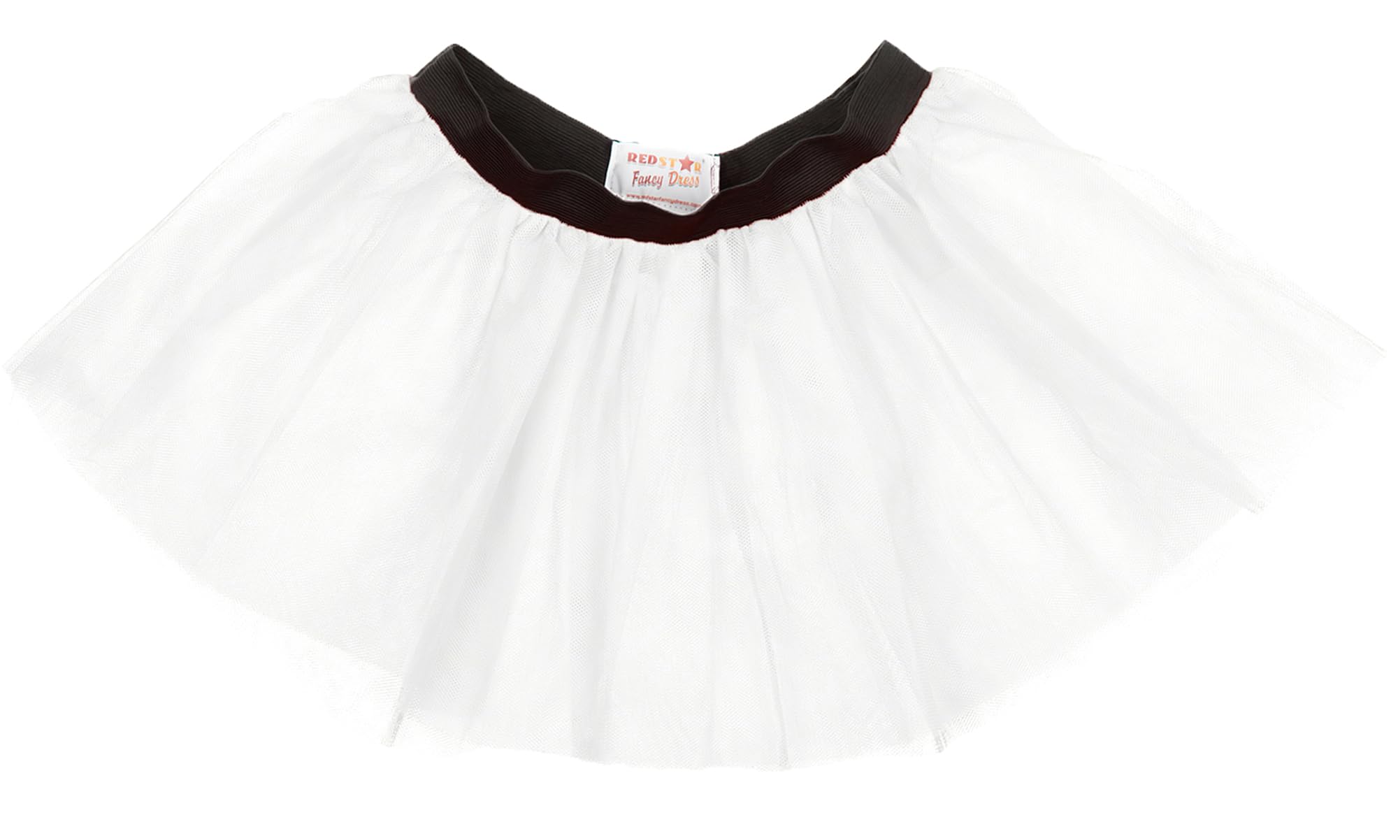 REDSTAR FANCY DRESS Ladies Neon Tutu Skirt 80s Party Outfit Hen Party Running Costume 1980s (14-22 UK, White)