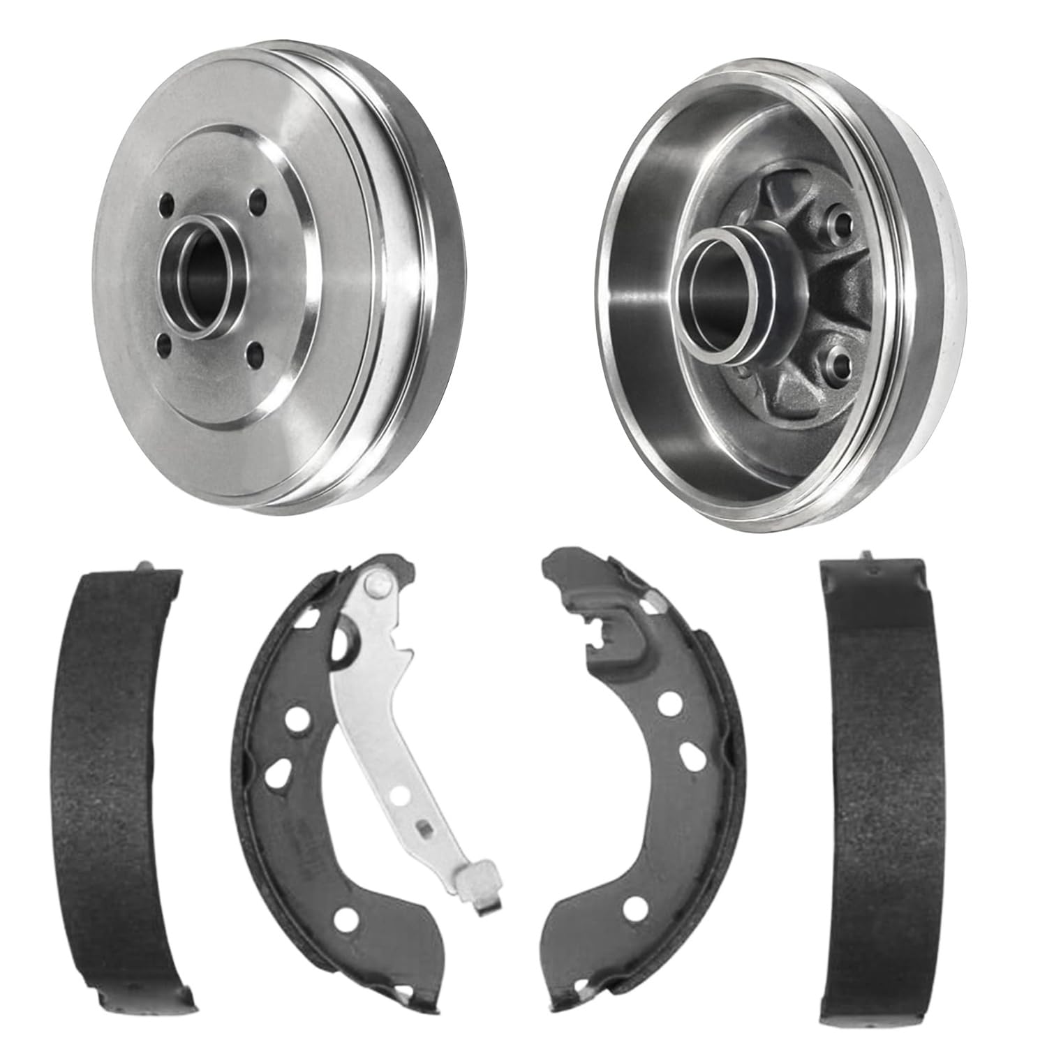 Detroit Axle - 1.6L Rear Brake Kit for 2015-2017 Nissan Micra 2012-2019 Nissan Versa 2014-2019 Nissan Versa Note, Brake Drums Brakes Shoes 2016 Replacement