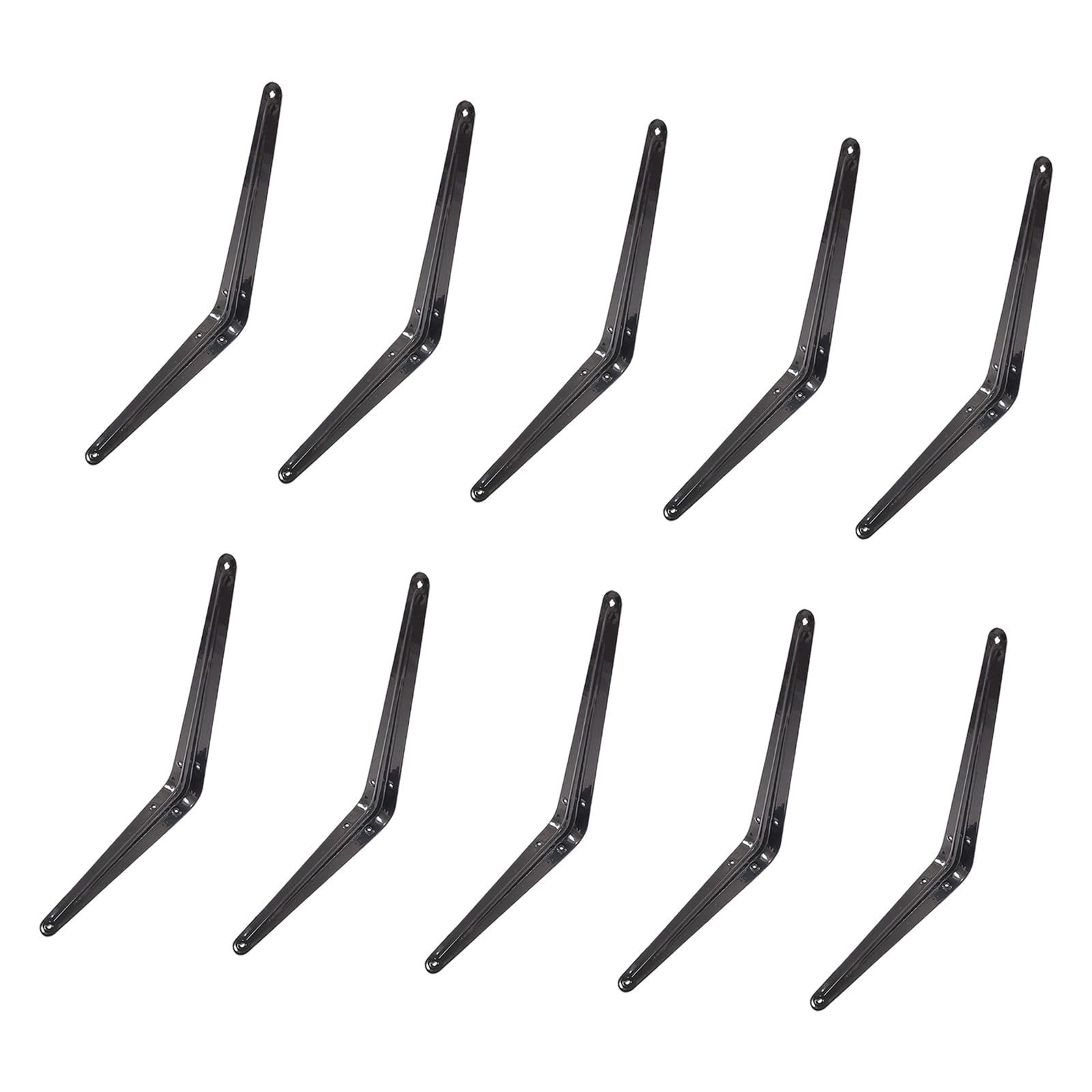 Dailibeer Oh! 10 Lot L Shaped Shelf Bracket Wall Mount Hanging Heavy Duty 90 Degree Triangle Bracket Floating Shelf Wall Shelf