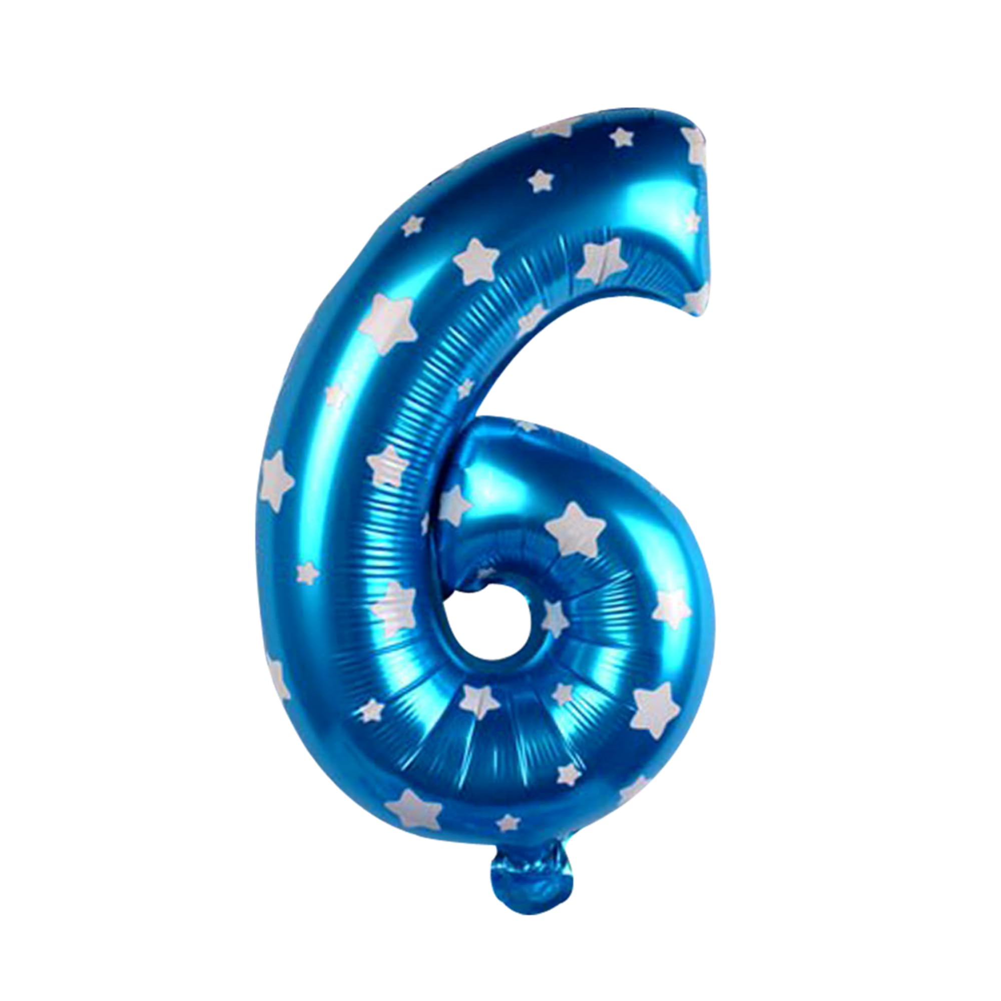 16 Inch Sixth Six 6th Printed Number Foil Balloon For Birthday Anniversary Party Decoration Pack Of 1 Pcs Blue-image-14