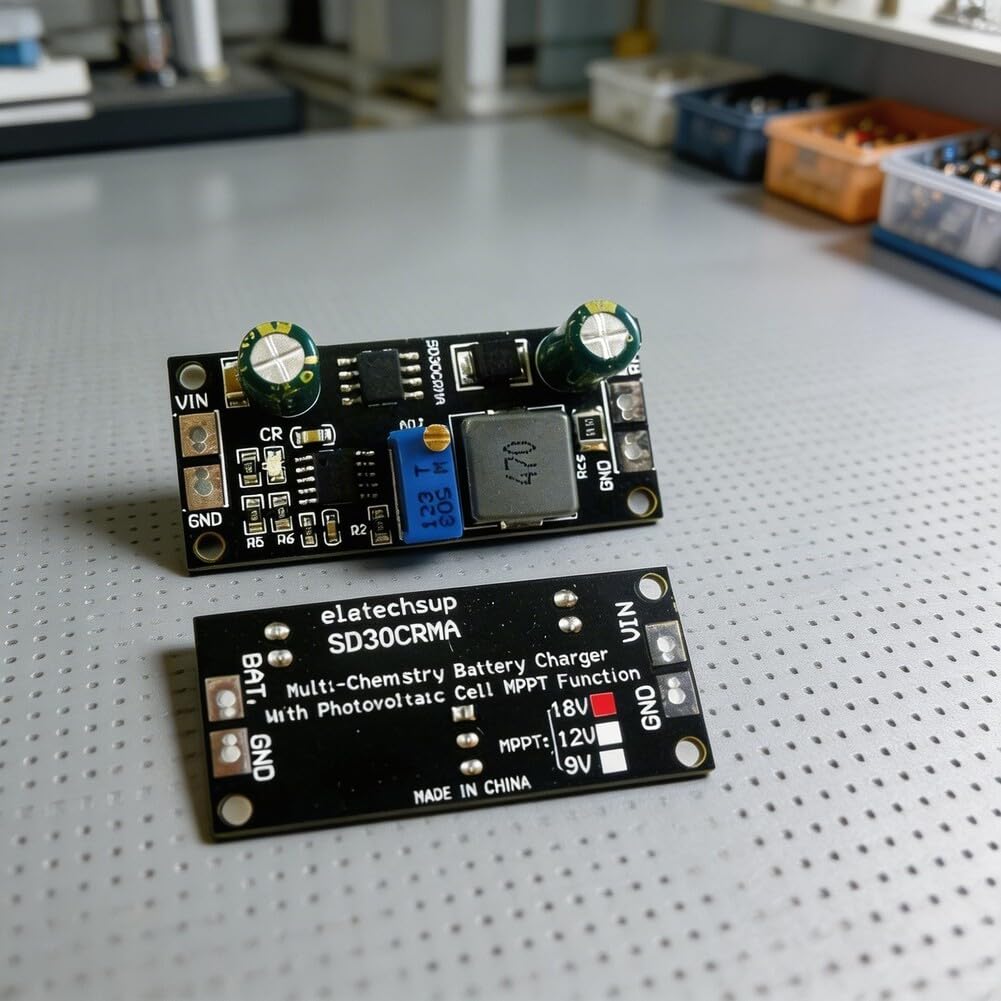 MPPT Regolatore di carica solare 9V 12V 18V Ingresso con protezione da sovratensione per moduli batteria (18v)
