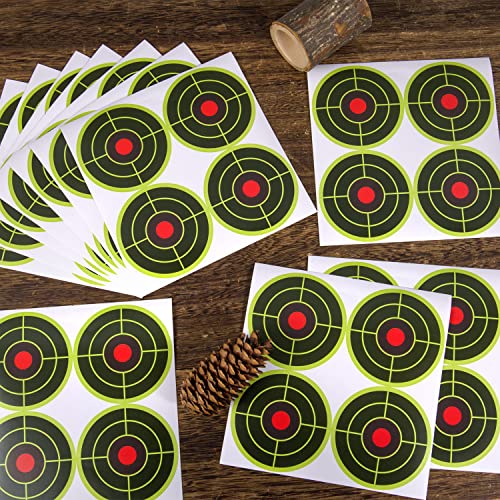 Toymis 120Pcs Shooting Targets Stickers, 3 Inch Round Shooting Splatter Targets For Shooting Range Self Adhesive Targets For Archery Bow, Hunting Training #TOP6