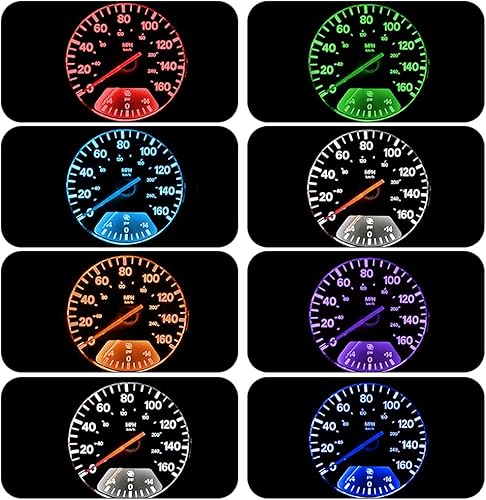 Miniatura 7 de 20 bombillas LED T5 para salpicadero, chipsets 3030, 74, 37, 27, 17, 2721, reemplazos para puerta interior, cúpula de instrumentos, panel de