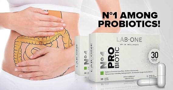 LAB ONE N°1 ProBiotic a Modern SYNBIOTYK (probiotic with Additional prebiotic) 30 Capsules