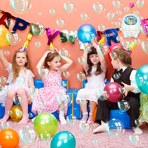 Victostar Bubble Machine, Automatic Bubble Machine For Kids With Bubbles Solutions (17 Oz Total) Bubble Blowing For Outdoor Indoor #TOP1