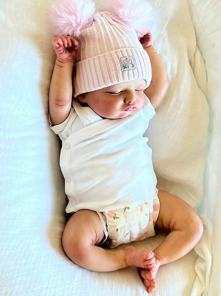 RXDOLL Muñecas Reborn realistas para niña recién nacida de 20 pulgadas Muñecas de bebé renacido de la vida real que se ven de tela suave real, muñeca de bebé realista de silicona de tamaño real para