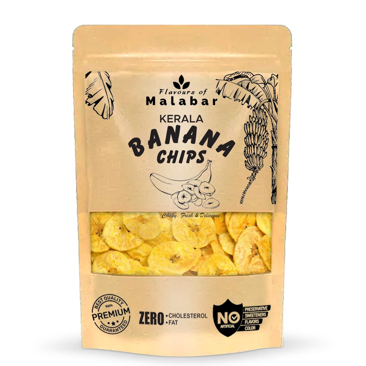 Flavours of Malabar Kerala Premium Banana Chips 500gm Made in Coconut Oil Classic Salted Flavor (500gm) (B0B9KDR1XJ) Amazon Price History, Amazon Price Tracker