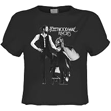Amplified Womens/Ladies Rumours Fleetwood Mac Crop Top XXL Charcoal