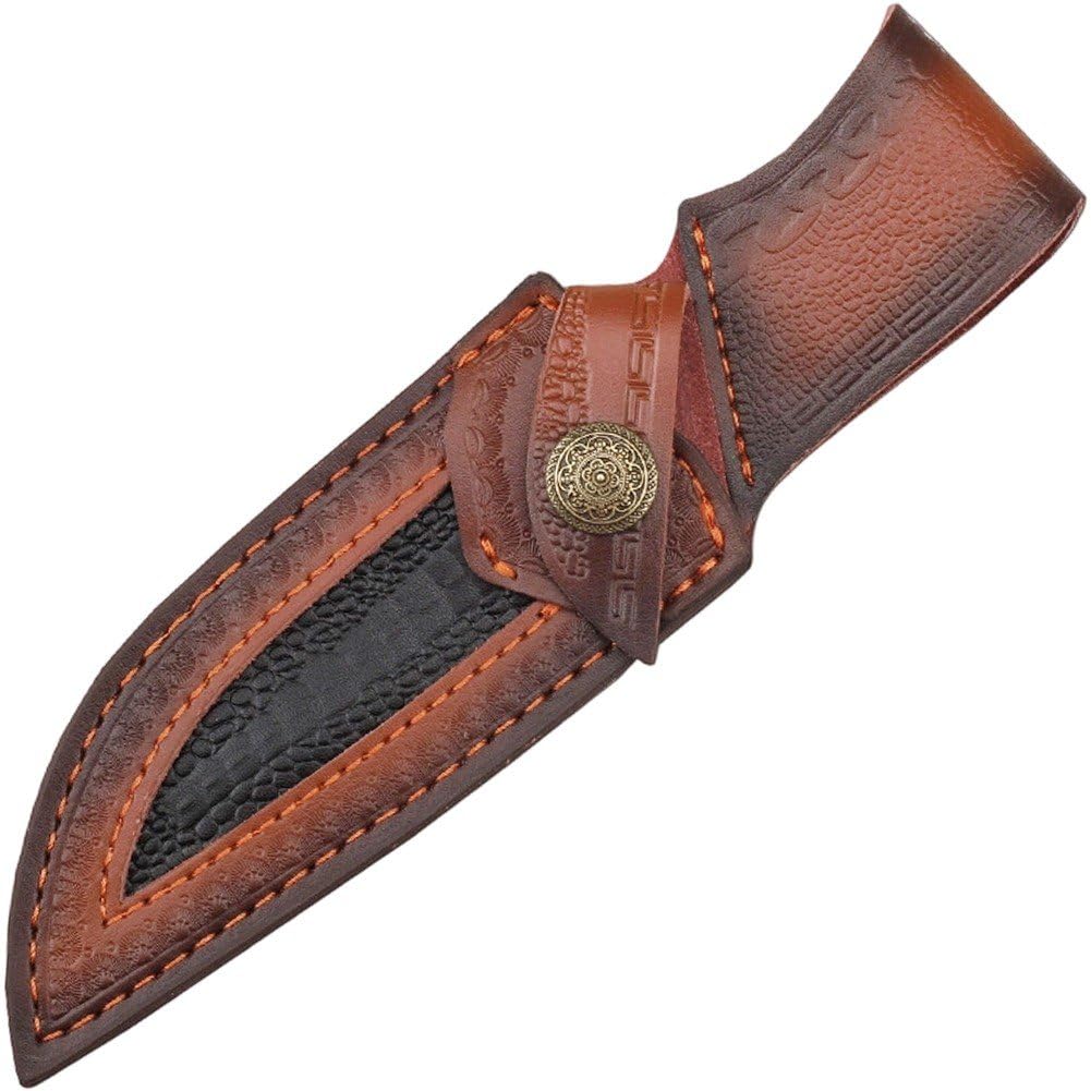 Brxmpn Cowhide Knife Cover Leather Knife Sheath Knife Storage Bag for Camping Fishing and Outdoor Activities Knife Protection