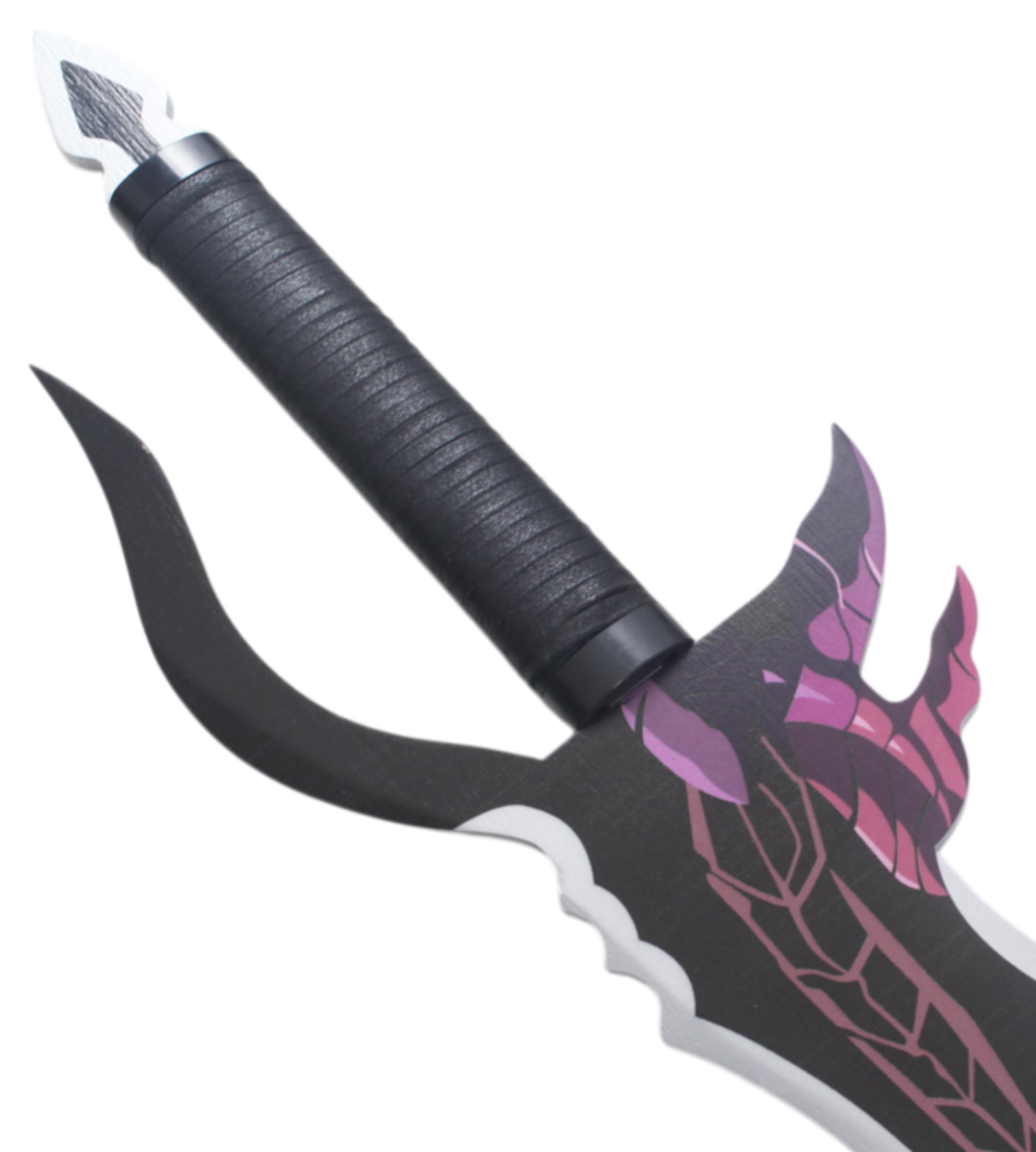 REPLIKSWORD Pack 2 Dagues Solo Leveling en Bois Sung Jinwoo Epee en Bois Couteau Cosplay Decoration - Lame Decoration