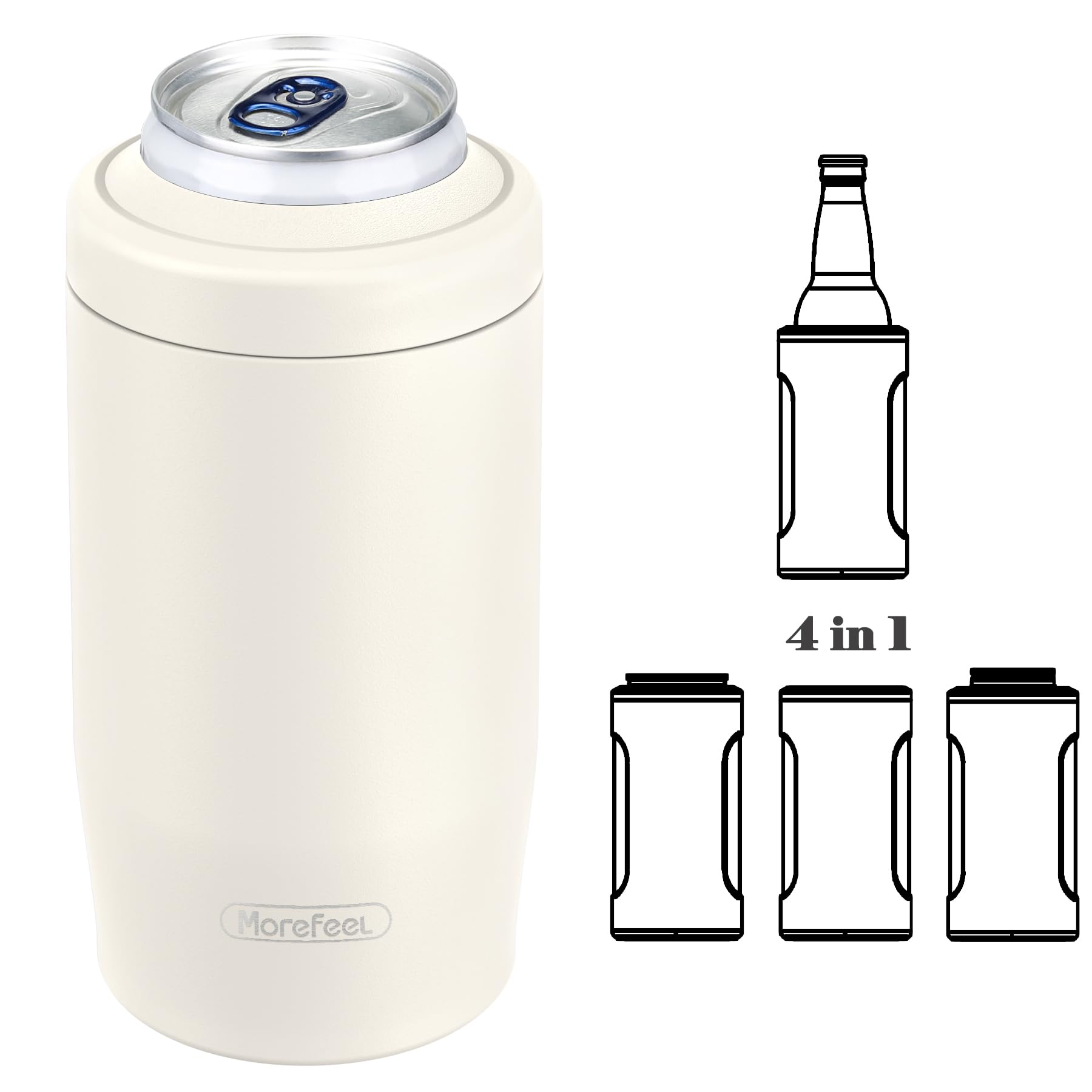 Amazon.com: 4-in-1 Skinny Can Cooler Double Wall Stainless Steel