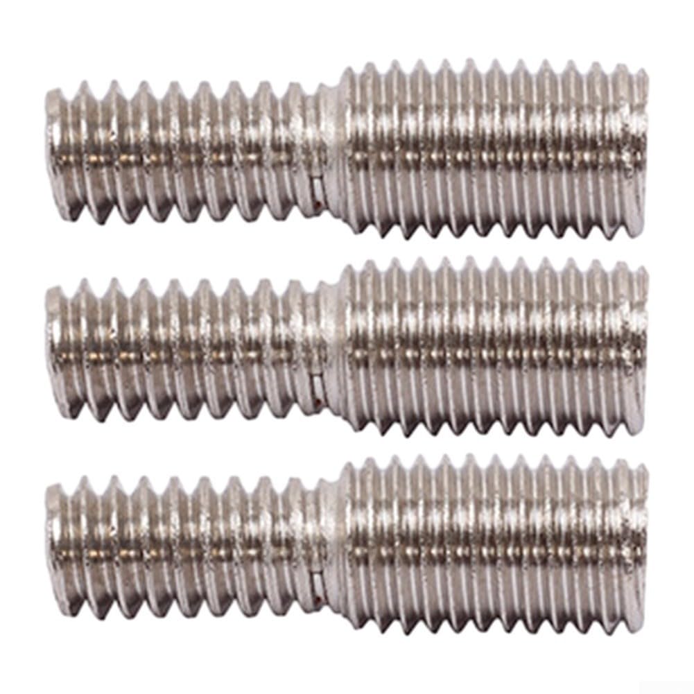 3 Piece Thread Converter Set For Screw Adapter 1/4 20 To 5/16 24 Thread Bow Shock Absorber Compatible With Various Equipment Applications