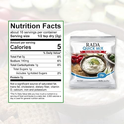 Miniatura 4 de RADA Dip de mezcla rápida de pepino y cebolla y eneldo sin gluten