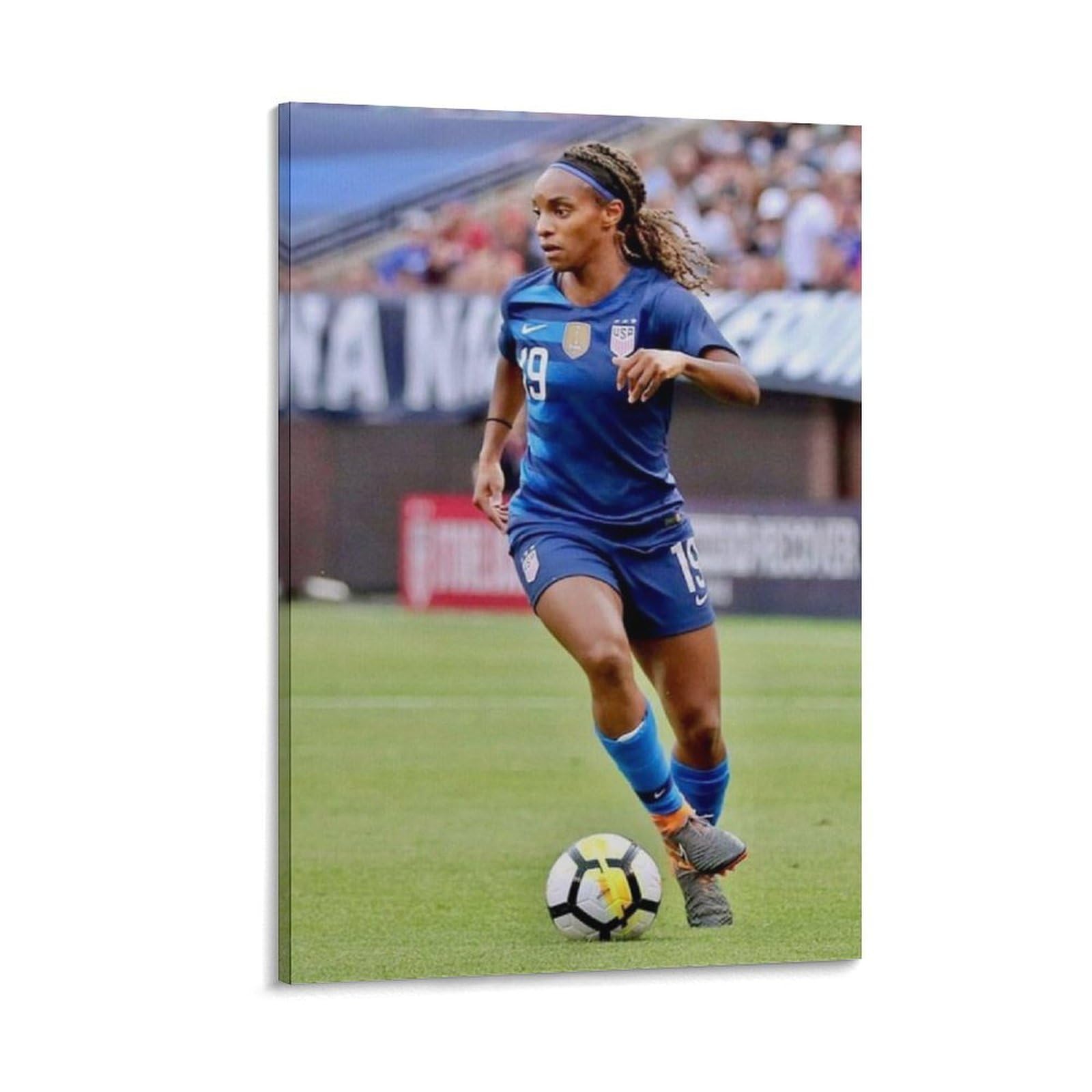 ASUIU Crystal Dunn Canvas Poster Canvas Wall Art Prints Poster Photo Picture Painting Posters Room Decor 20x30inch(50x75cm)