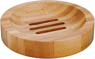 Sustainable Bamboo Soap Dish Round